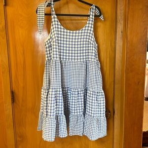 Blue Gingham Dress